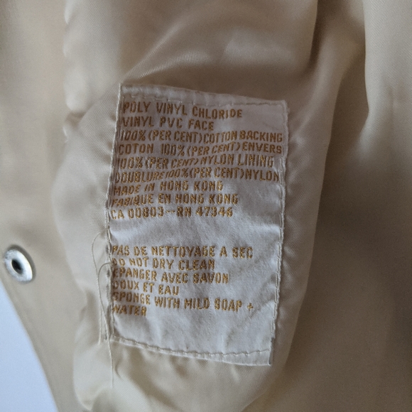 Vintage 90s Faux Leather Embroidered Floral Jacket - Picture 6 of 9